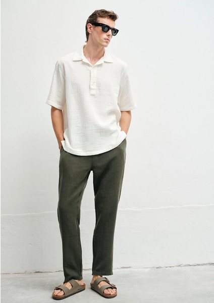 Ekru Polo Tişört 0211619-70057