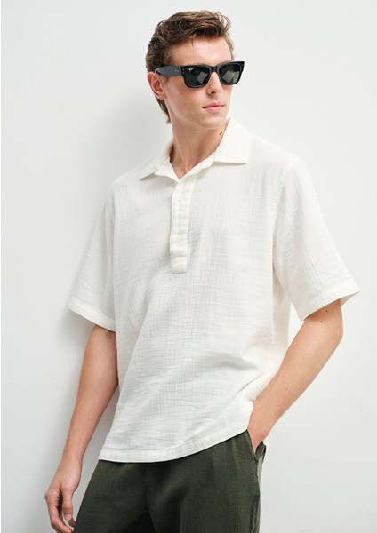 Ekru Polo Tişört 0211619-70057