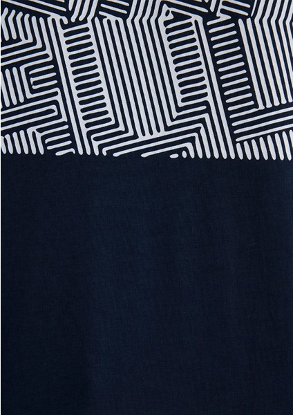 Istanbul Baskılı Lacivert Tişört 0612990-70490