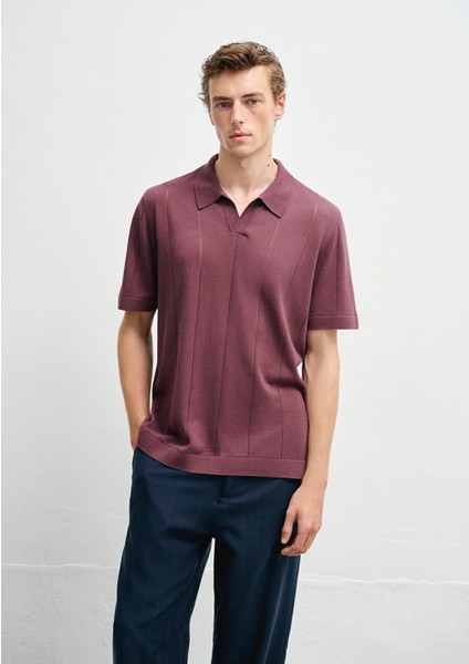 Mor Triko Polo 0710369-70260