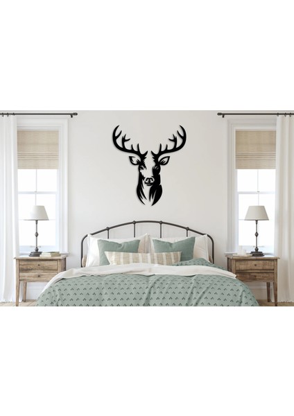 Ahşap Tablo Dekoratif Geyik Kafası – Duvar Dekoru modelleri