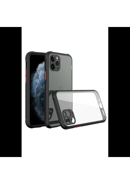 iPhone 11 Pro Max Kılıf Miami Şeffaf Silikon