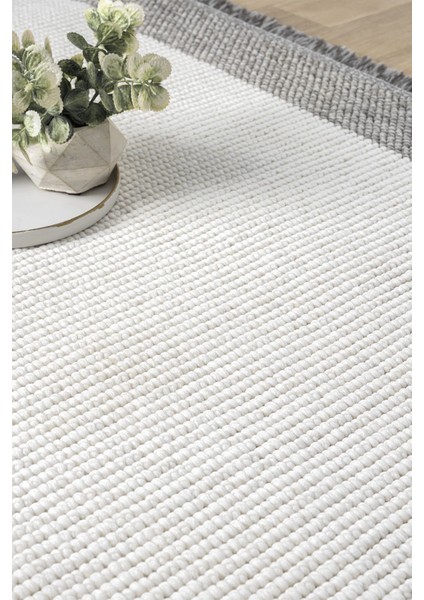 Oval Gri Halı Bordür Modern Oturma Odası Salon Mutfak Koridor Antre Balkon Çocuk Odası Halısı 0020 fiyatları