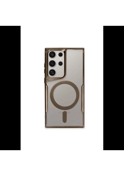 Samsung Galaxy S24 Ultra Kılıf Boyi Magsafe Silikon Kapak