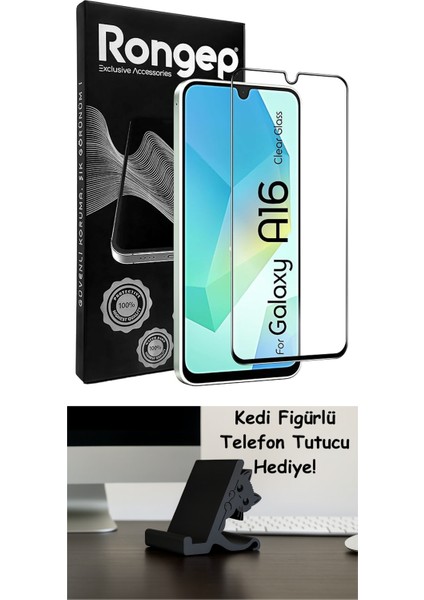 Samsung Galaxy A16 Için Ekran Koruyucu Anti Static Temperli Cam 9h Sertliğinde Görüntü Kalitesini ve Dokunmatiği Etkilemeyen Darbelere Karşı Premium Koruma