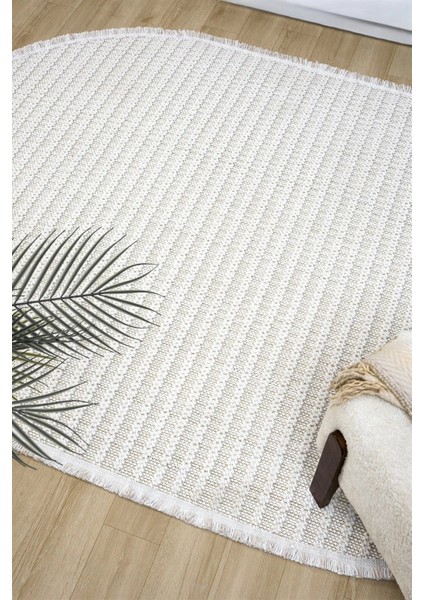 Oval Beyaz Halı Modern Oturma Odası Salon Mutfak Koridor Antre Balkon Çocuk Odası Halısı 004 fırsatları