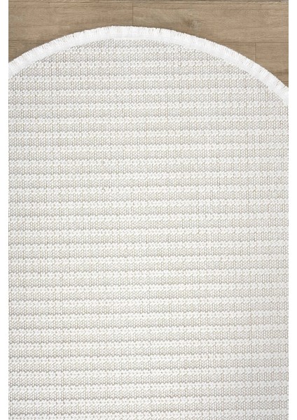 Oval Beyaz Halı Modern Oturma Odası Salon Mutfak Koridor Antre Balkon Çocuk Odası Halısı 004 indirimleri