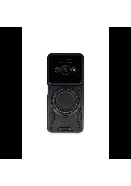 Xiaomi Poco C61 Kılıf Joy Lens Standlı Kapak