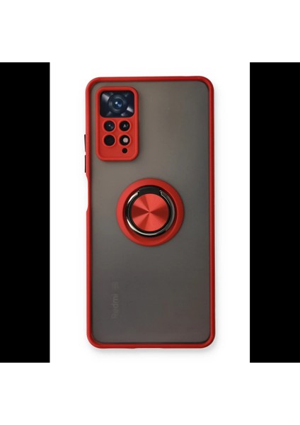 Xiaomi Redmi Note 11 Pro Kılıf Montreal Yüzüklü Silikon Kapak