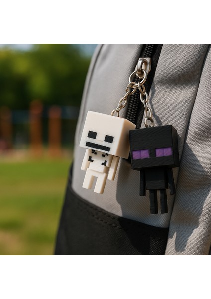 Minecraft Enderman & Skeleton 2’li Figür Anahtarlık / Çanta Süsü fiyatları