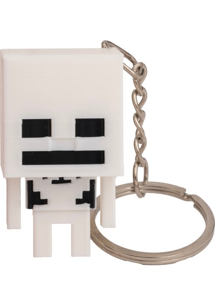 Minecraft Enderman & Skeleton 2’li Figür Anahtarlık / Çanta Süsü