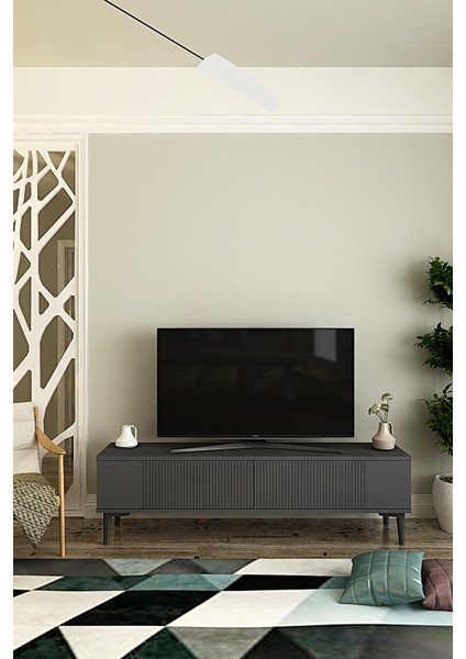 TSA1203A - Corsa Tv Stand 120CM Antrasit
