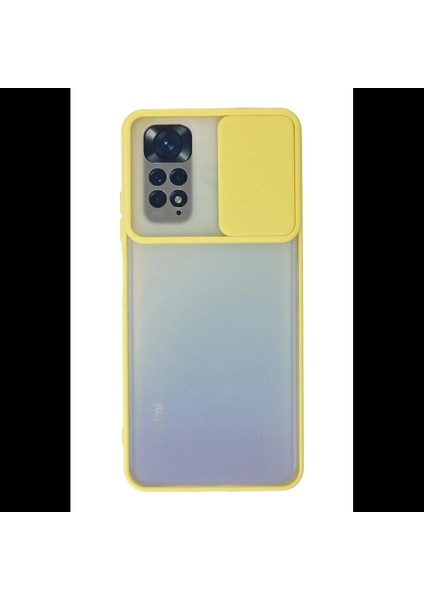Xiaomi Redmi Note 11 Kılıf Palm Buzlu Kamera Sürgülü Silikon