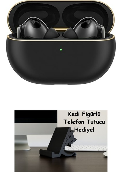 Huaweı Freebuds Pro 4，çift Sürücülü Gerçek Ses，net ve Stabil Görüşmeler，akıllı ve Dinamik Aktif Gürültü Engelleme，kafa Hareketleri ile Kontrol，ios ve Android ile Uyumlu, Siyah