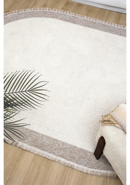 Oval Beyaz Halı Bordür Modern Oturma Odası Salon Mutfak Koridor Antre Balkon Çocuk Odası Halısı 0021 fiyatları