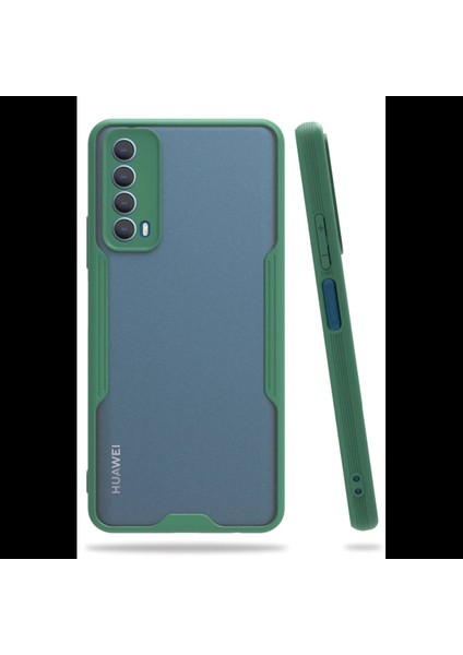 Huawei P Smart 2021 Kılıf Platin Silikon