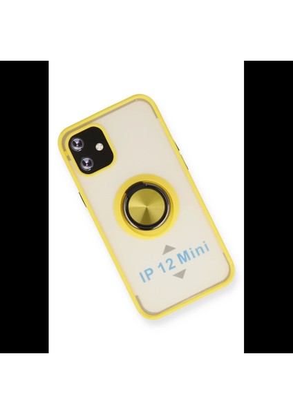 iPhone 12 Mini Kılıf Montreal Yüzüklü Silikon Kapak modelleri