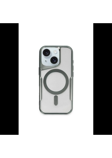 iPhone 15 Kılıf Boyi Magsafe Silikon Kapak