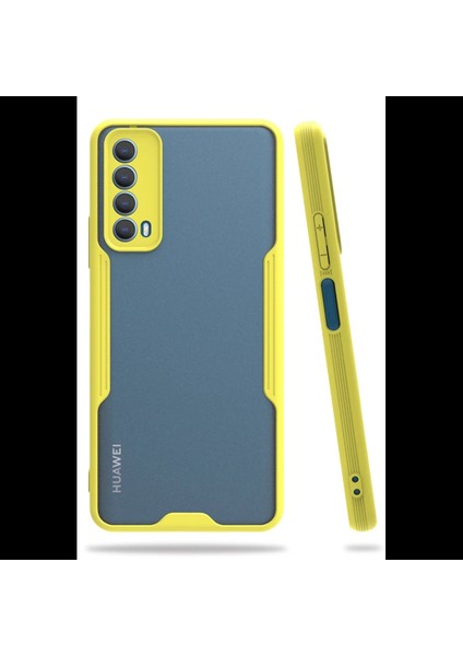 Huawei P Smart 2021 Kılıf Platin Silikon