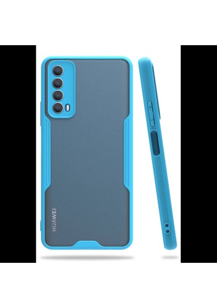 Huawei P Smart 2021 Kılıf Platin Silikon