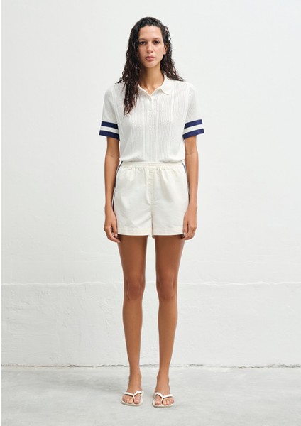 Ekru Şort 1410222-70057