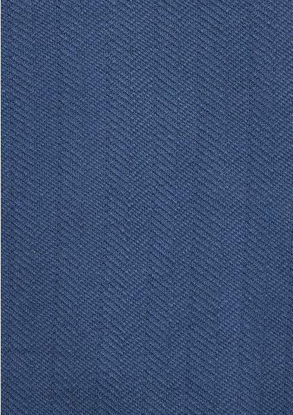 Bisiklet Yaka Mavi Sweatshirt 0S10369-70497