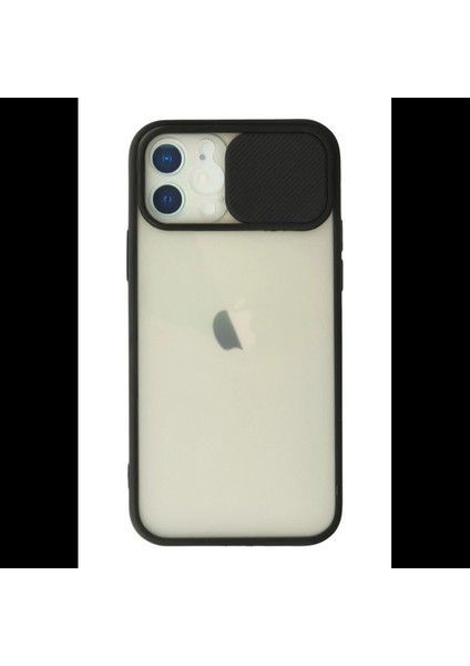 iPhone 12 Kılıf Palm Buzlu Kamera Sürgülü Silikon