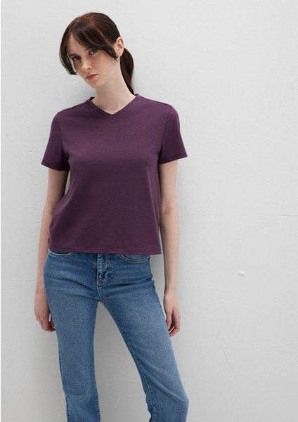 Mor Basic Tişört 1613536-70635