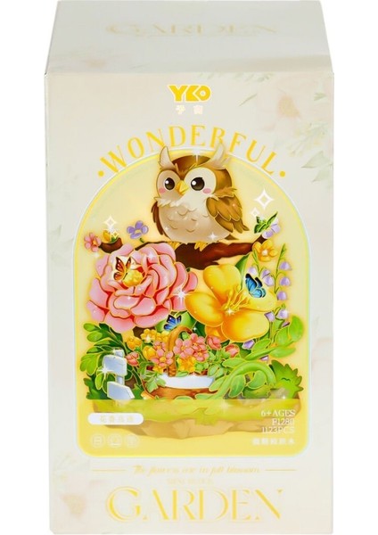 Nessiworld P1280 Panlos Fanus Çiçek 1123 Parça Blok Seti -Vagon Life