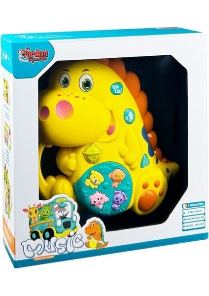 Nessiworld JLG-855-71A Kut Işıklı ve Müzikli Dinazor Bebek