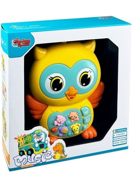 Nessiworld JLG-855-101A Kut Işıklı ve Müzikli Baykuş Bebek