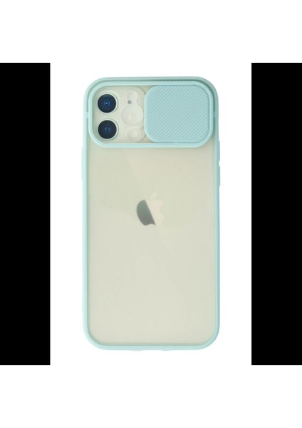 iPhone 12 Kılıf Palm Buzlu Kamera Sürgülü Silikon