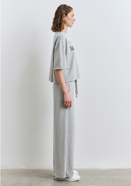 San Francisco Baskılı Gri Sweatshirt 1S10384-83096