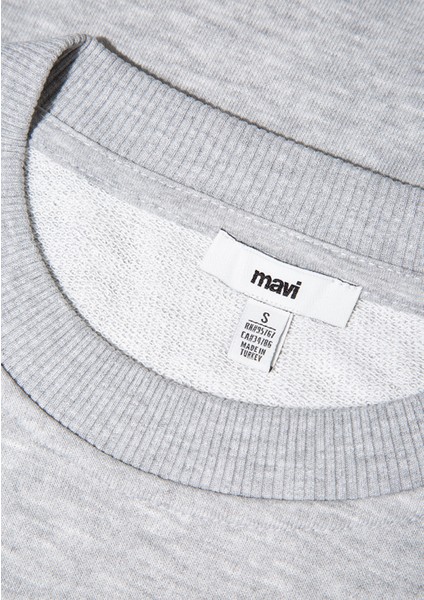 San Francisco Baskılı Gri Sweatshirt 1S10384-83096