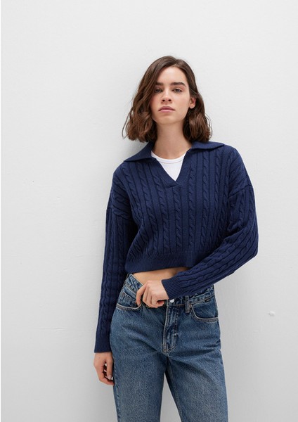 Lacivert Triko Polo 1710717-70497