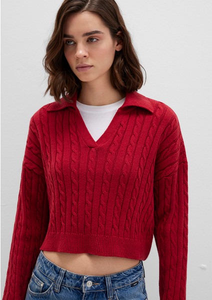 Kırmızı Triko Polo 1710717-70391