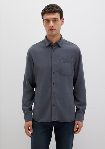 Antrasit Tencel TM Liyosel Gömlek 0211647-80106