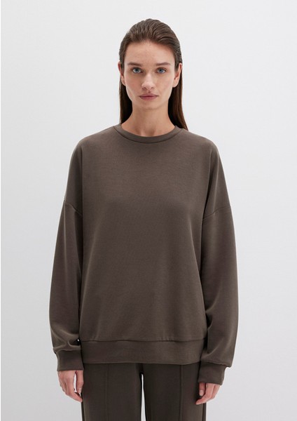 Lux Touch Tencel Tm Modal Kahverengi Sweatshirt 168837-90707
