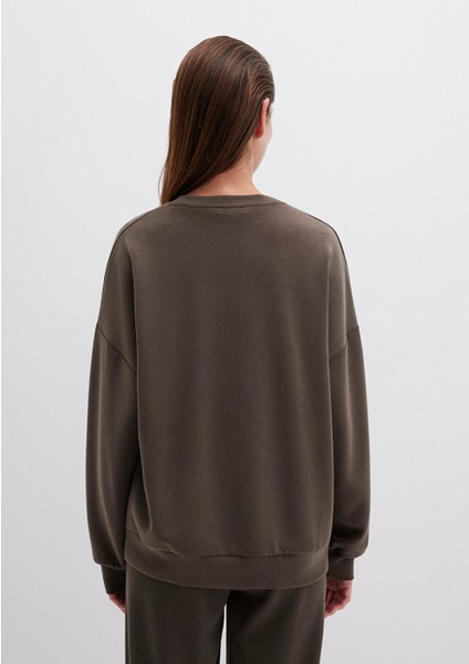 Lux Touch Tencel Tm Modal Kahverengi Sweatshirt 168837-90707
