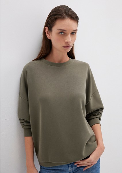 Lux Touch Tencel Tm Modal Yeşil Sweatshirt 168837-87538