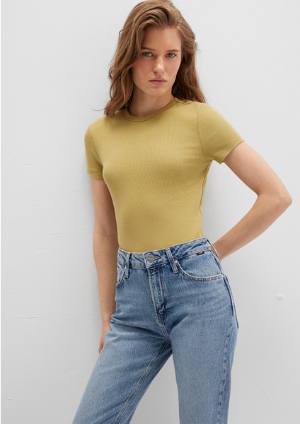 Yeşil Basic Tişört 1613081-70217