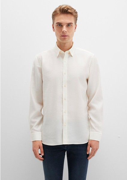 Ekru Tencel Tm Liyosel Gömlek 0211659-70057