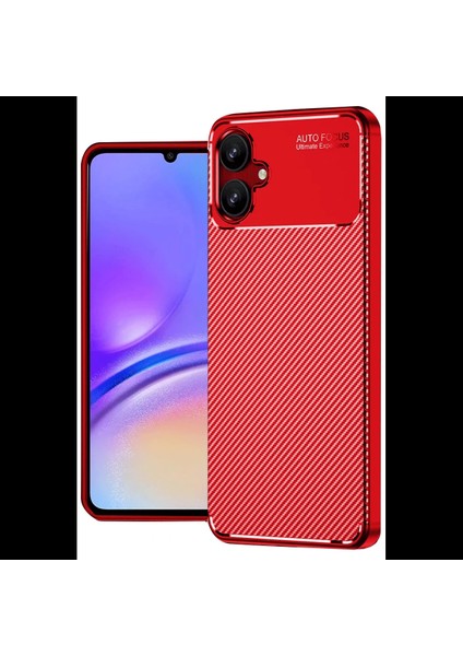Samsung Galaxy A06 Kılıf Auto Focus Karbon Kapak