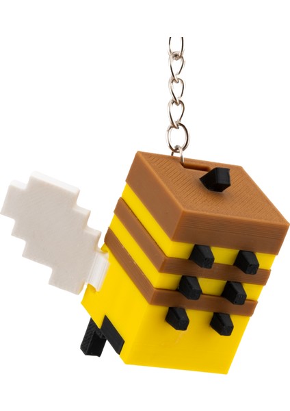 Minecraft Arı Figürlü Pla Anahtarlık – 3D Baskı Oyuncak ve Koleksiyon Aksesuarı modelleri