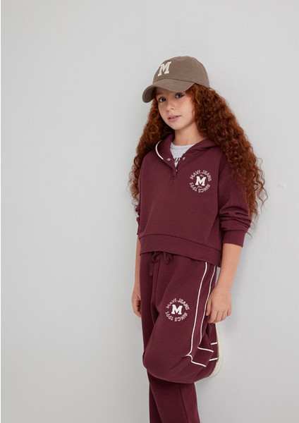 Mavi Jeans Baskılı Bordo Sweatshirt 7S10122-70393