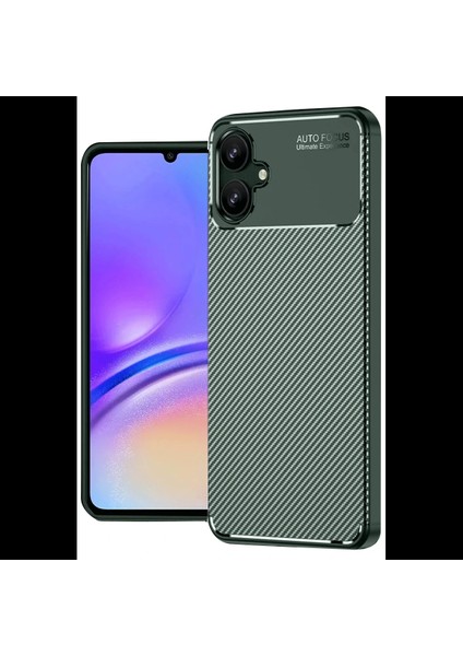 Samsung Galaxy A06 Kılıf Auto Focus Karbon Kapak