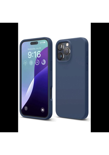 iPhone 16 Pro Max Kılıf Nano Içi Kadife Silikon