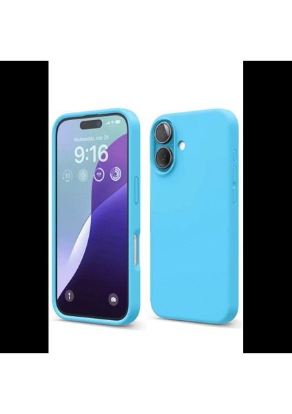 iPhone 16 Kılıf Nano Içi Kadife Silikon