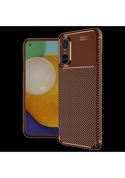 Oppo A60 Kılıf Auto Focus Karbon Kapak