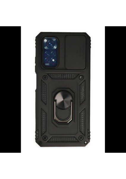 Xiaomi Redmi Note 11 Kılıf Pars Lens Yüzüklü Silikon